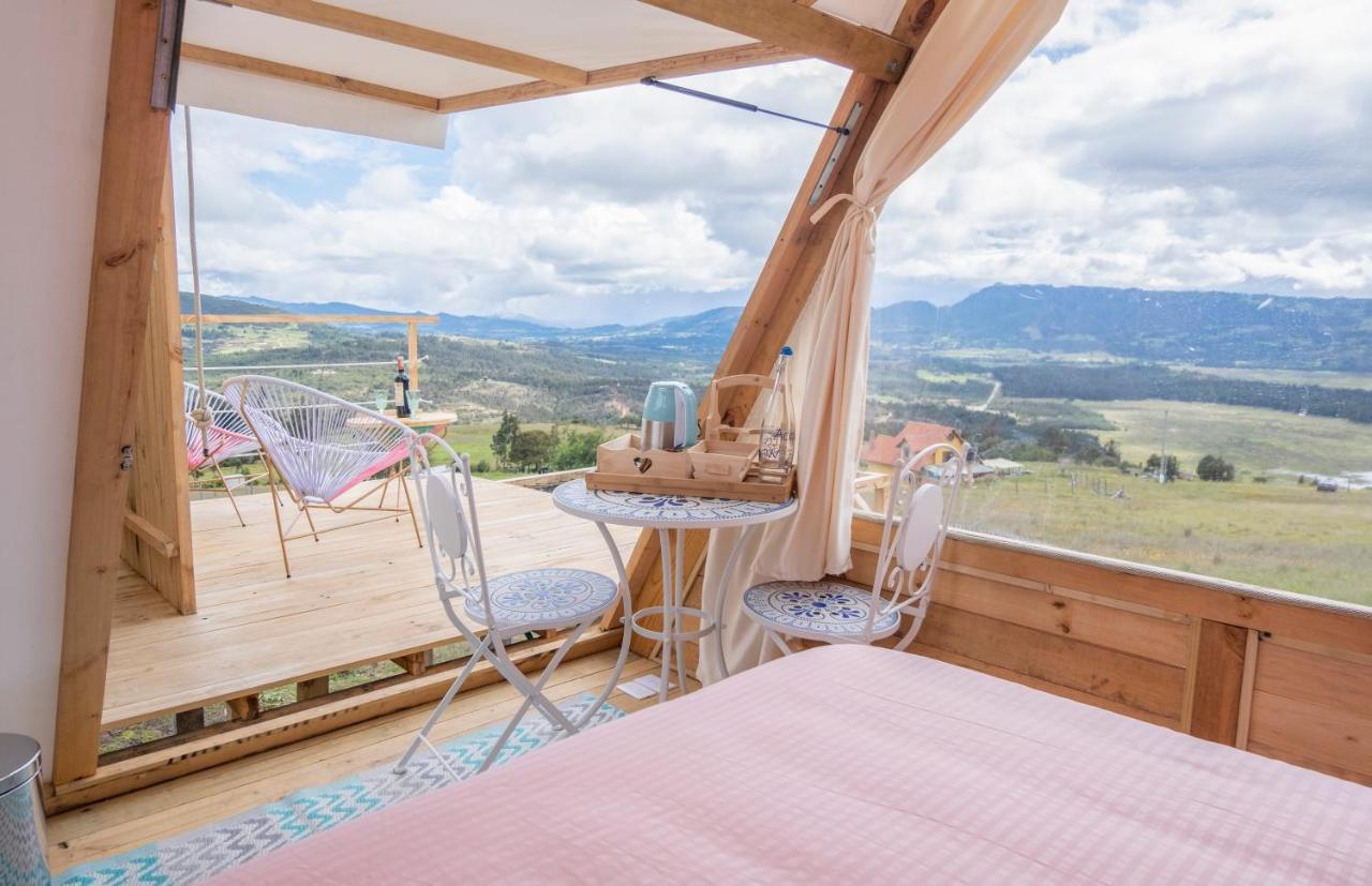 Готель Andes Glamping Ґуатавіта Екстер'єр фото